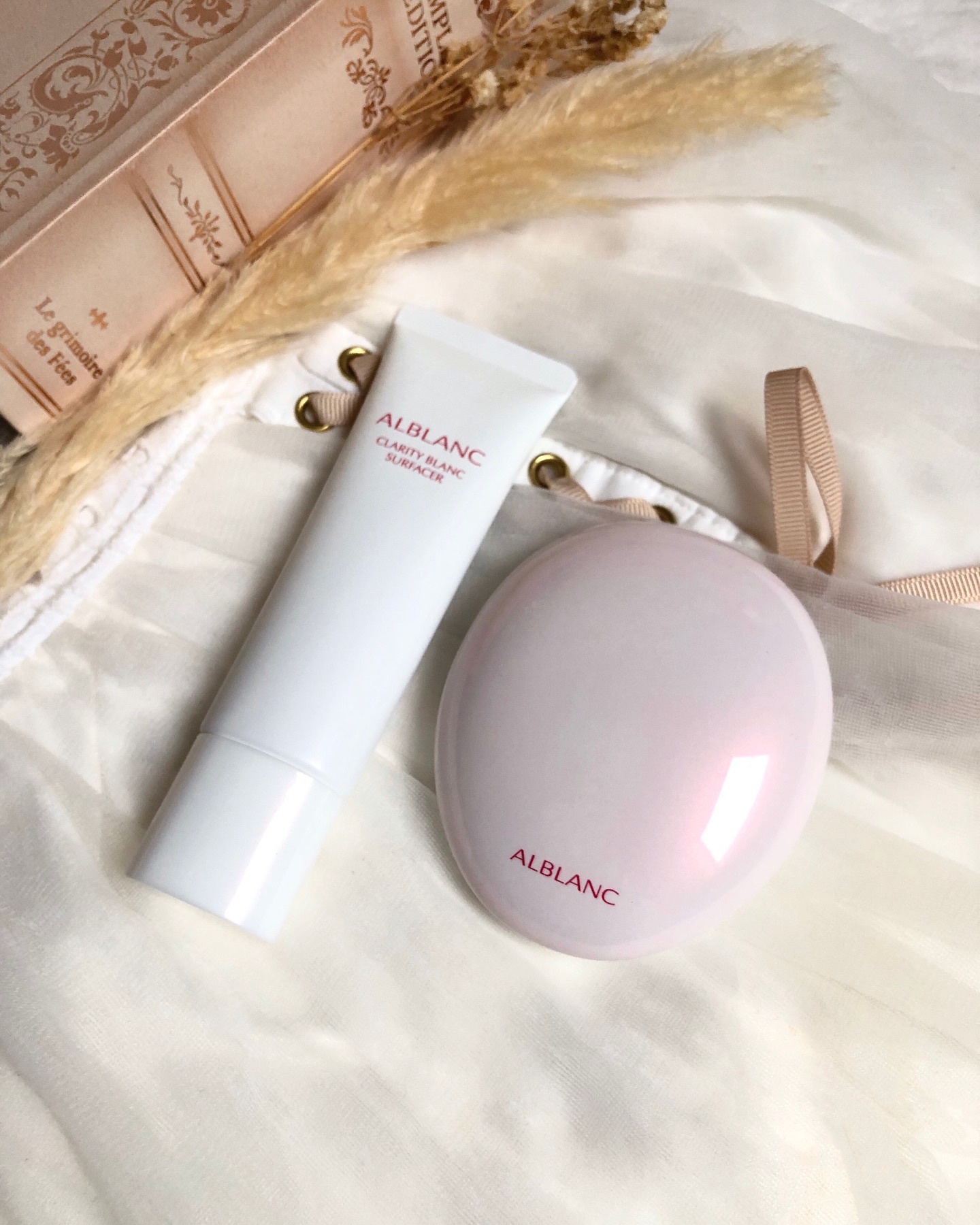 クラリティブラン フィニッシャー（ライトピンク）/ALBLANC/プレストパウダーを使ったクチコミ（1枚目）