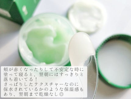 シカパンテノールスリーピングマスク/SNP/フェイスクリームを使ったクチコミ(4枚目)