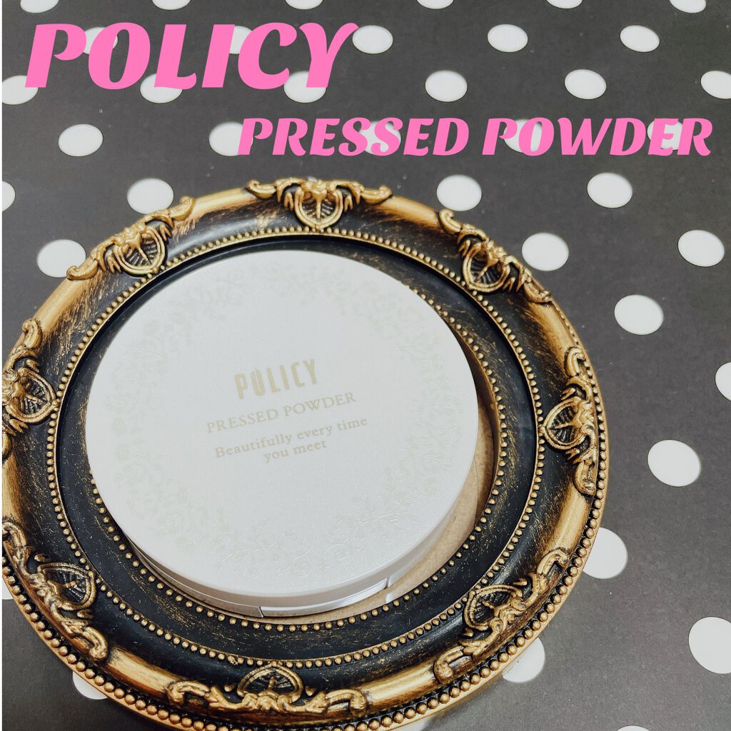 ポリシー化粧品 プレストパウダーのクチコミ「POLICY
♡プレストパウダー♡
⁡
～素肌感あふれる透明美のヴェールで包む6色フェイスパウ.....」（1枚目）