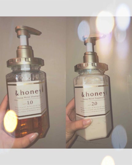 ディープモイスト シャンプー1.0/ヘアトリートメント2.0/&honey/市販シャンプーを使ったクチコミ(1枚目)