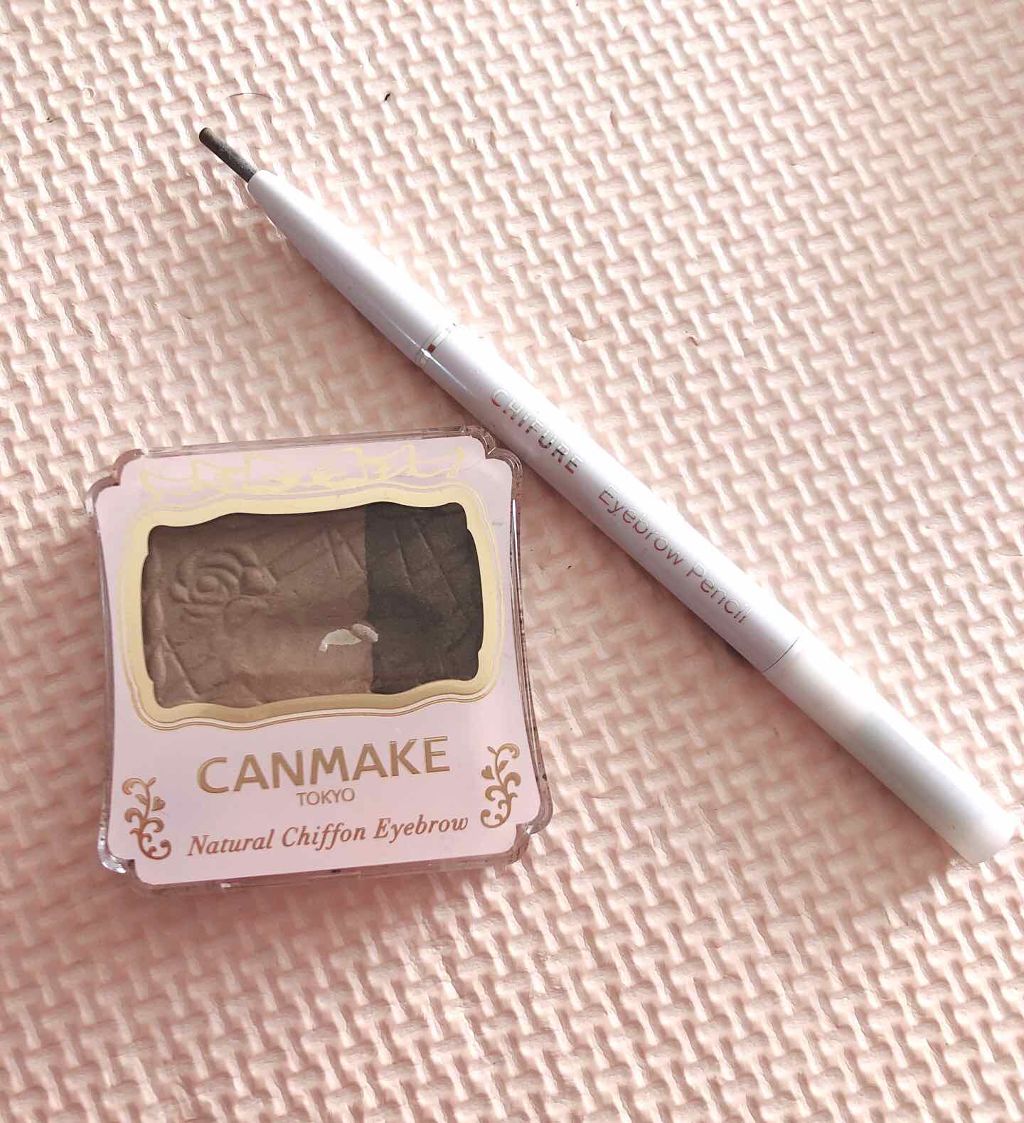 ナチュラルシフォンアイブロウ/キャンメイク/パウダーアイブロウを使ったクチコミ（1枚目）