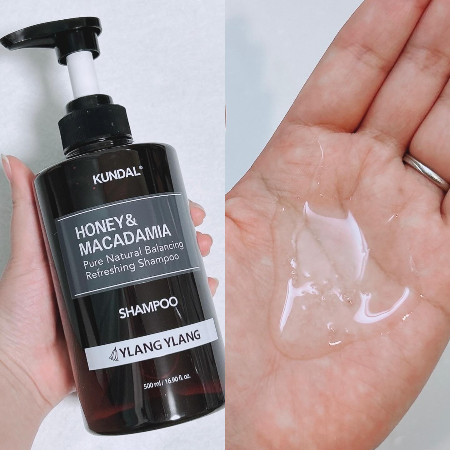 KUNDAL ハニー&マカデミアシャンプー／トリートメント  LA VIE EN RORE  のクチコミ「KUNDAL 
HONEY & MACADAMIA NATURE SHAMPOO

敏感になり.....」（3枚目）