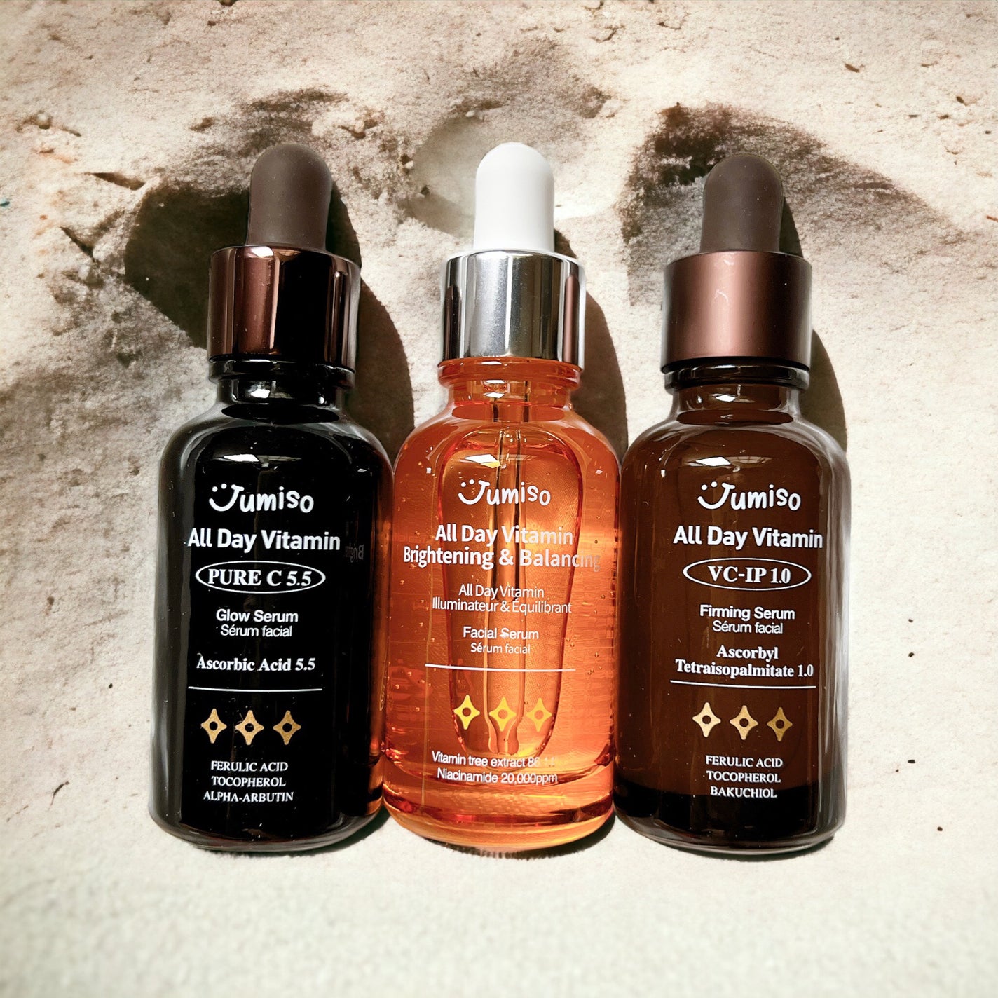 オールデイビタミンブライトニング&バランシングフェイシャルセラム/JUMISO/美容液を使ったクチコミ(2枚目)