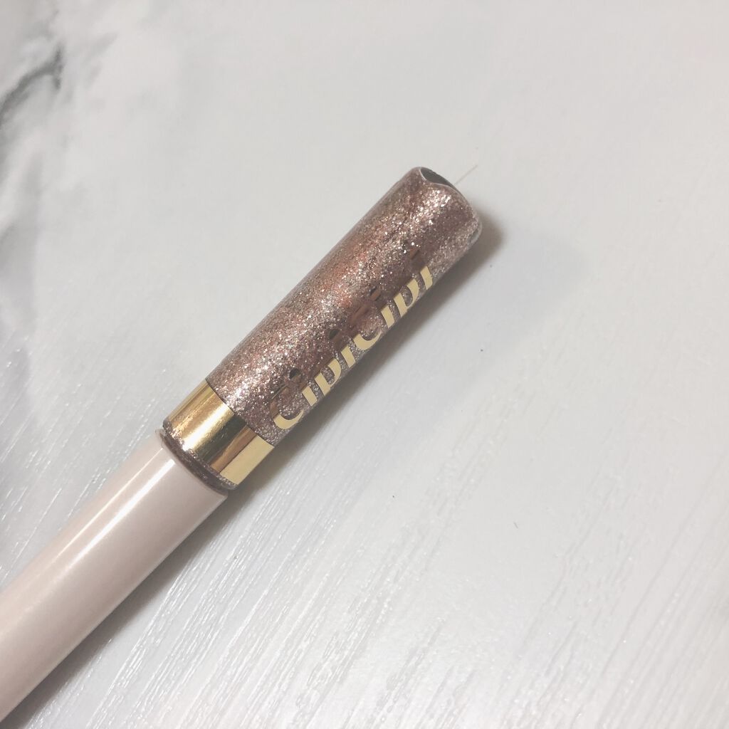 グリッターイルミネーションライナー/CipiCipi/リキッドアイライナーを使ったクチコミ（2枚目）