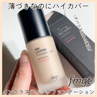 THE FACE SHOP インクラスティング ファンデーション スリムフィットのクチコミ「ザフェイスショップ
fmgt
インクラスティングファンデーションスリムフィットEX SPF30.....」（1枚目）