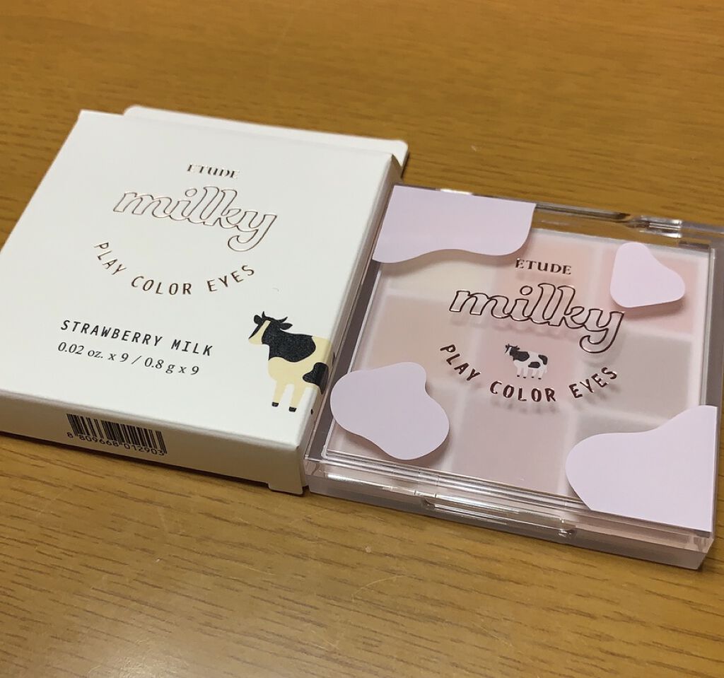 プレイカラーアイズ ≪ミルキーコレクション≫/ETUDE/アイシャドウパレットを使ったクチコミ（1枚目）