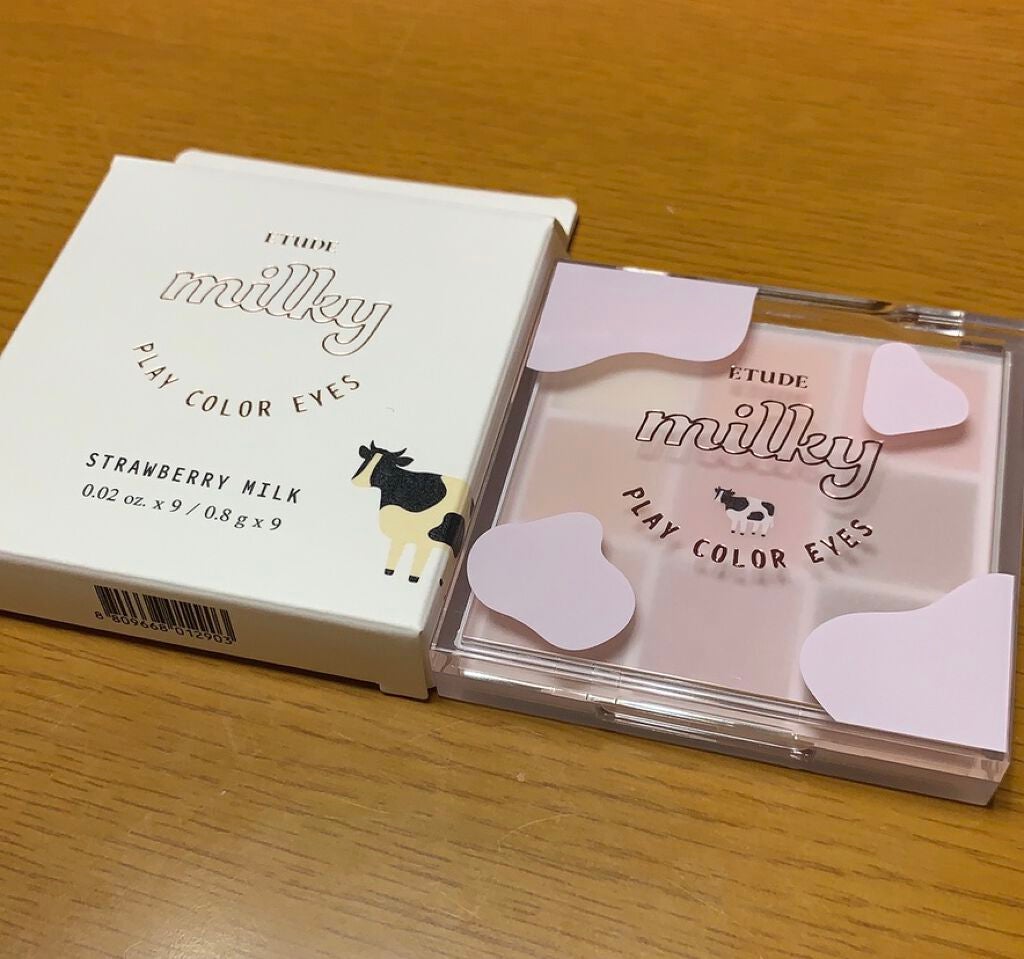 プレイカラーアイズ ≪ミルキーコレクション≫/ETUDE/アイシャドウパレットを使ったクチコミ(1枚目)