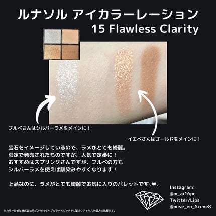 アイカラーレーション/LUNASOL/アイシャドウパレットを使ったクチコミ(2枚目)