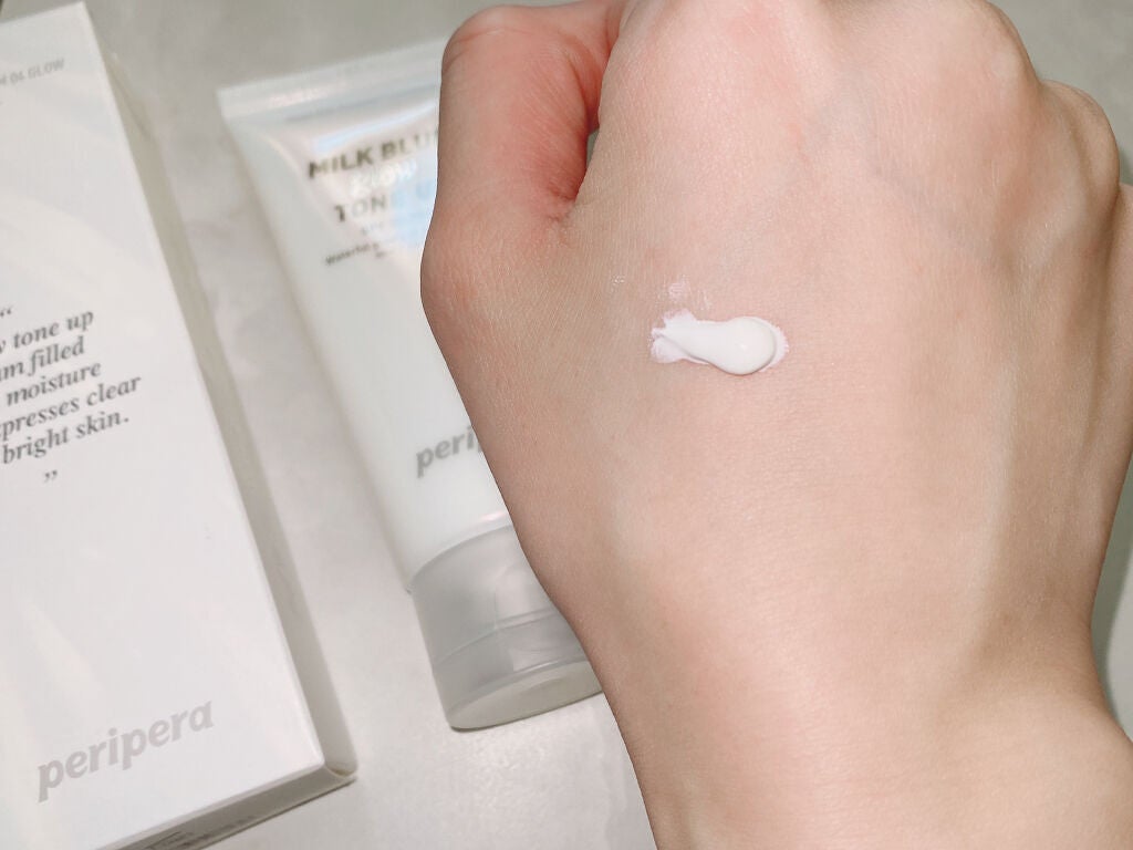 ミルク ブラー トーン アップ クリーム/PERIPERA/化粧下地を使ったクチコミ(2枚目)