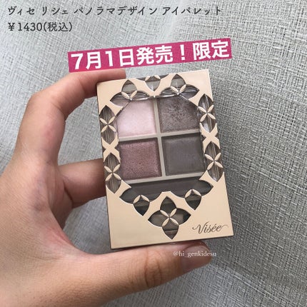 パノラマデザイン アイパレット/Visée/アイシャドウパレットを使ったクチコミ(5枚目)