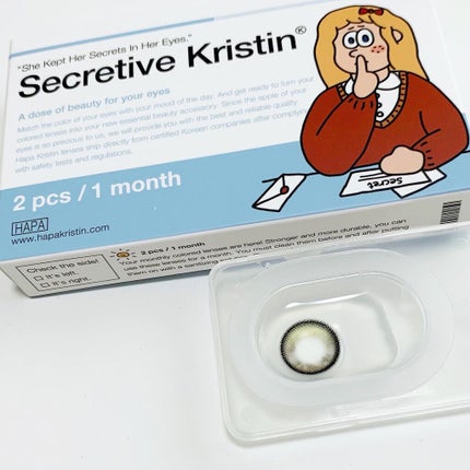 Secretive Kristen/Hapa kristin/カラーコンタクトレンズを使ったクチコミ(4枚目)