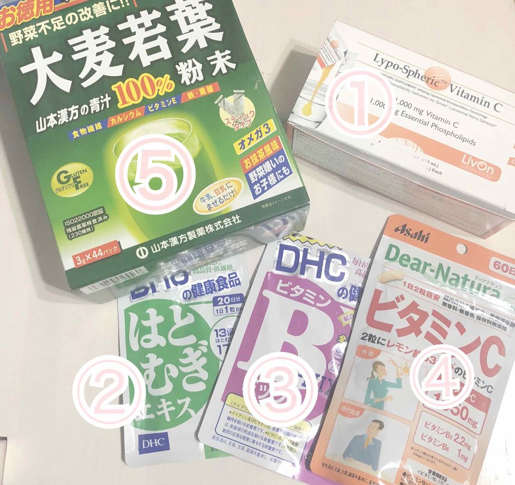 DHC はとむぎエキス/DHC/健康サプリメントを使ったクチコミ（2枚目）