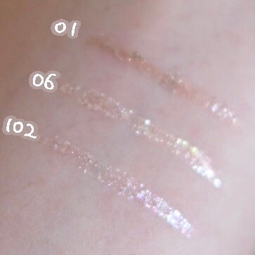 グリッター イルミネーションライナー R/CipiCipi/リキッドアイライナーを使ったクチコミ(4枚目)