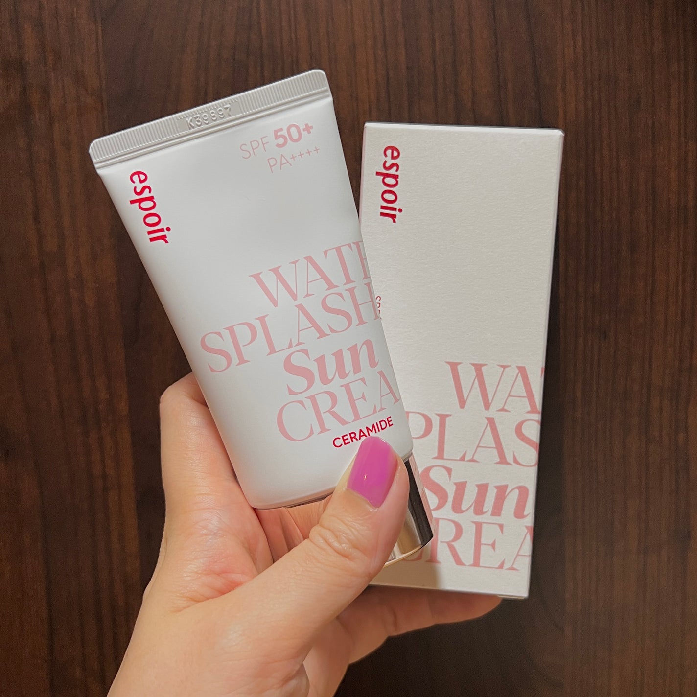 ウォータースプラッシュサンクリーム セラミド/espoir/日焼け止めクリームを使ったクチコミ(1枚目)