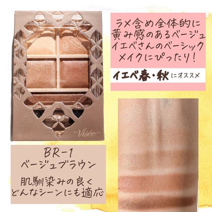 パノラマデザイン アイパレット/Visée/アイシャドウパレットを使ったクチコミ(3枚目)