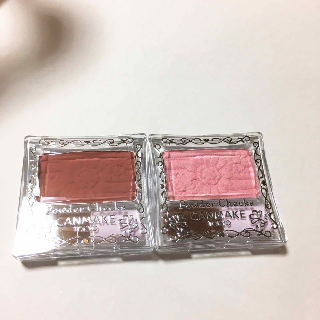 【旧品】パウダーチークス/キャンメイク/パウダーチークを使ったクチコミ(1枚目)