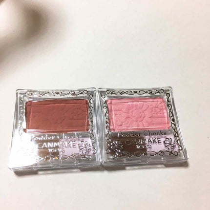 【旧品】パウダーチークス/キャンメイク/パウダーチークを使ったクチコミ(1枚目)