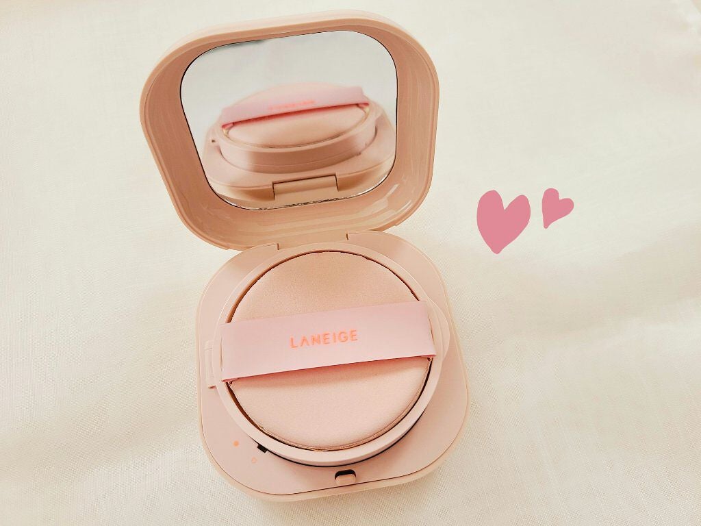 ネオクッション グロウ/LANEIGE/クッションファンデーションを使ったクチコミ(3枚目)