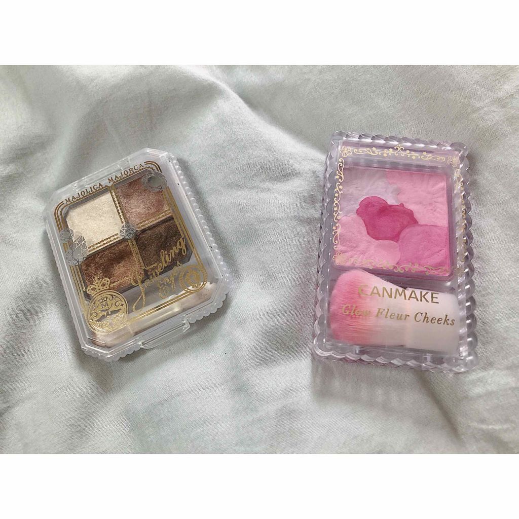 グロウフルールチークス/キャンメイク/パウダーチークを使ったクチコミ（1枚目）