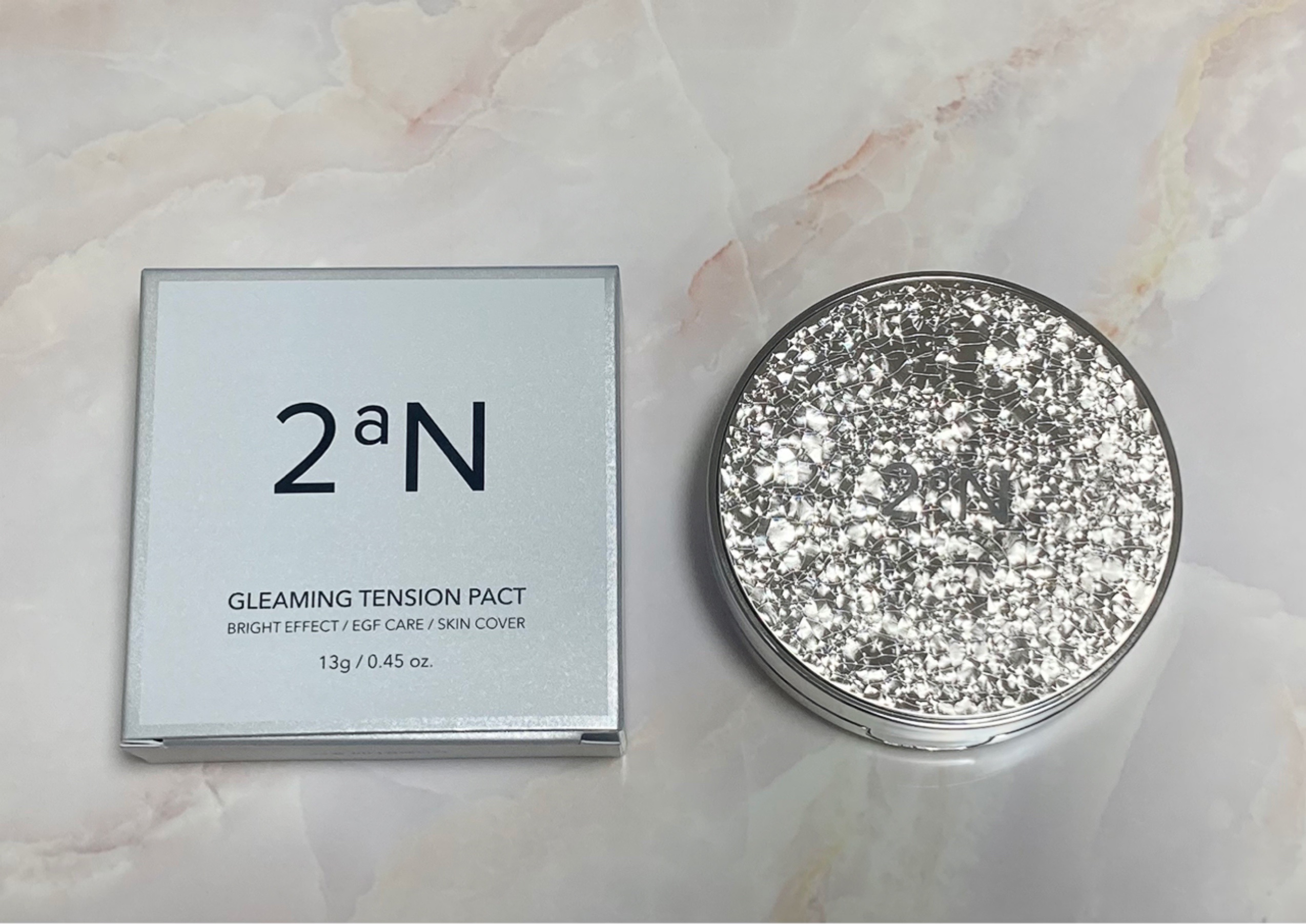 グリーミングテンションパクト/2aN/クリーム・エマルジョンファンデーションを使ったクチコミ（1枚目）