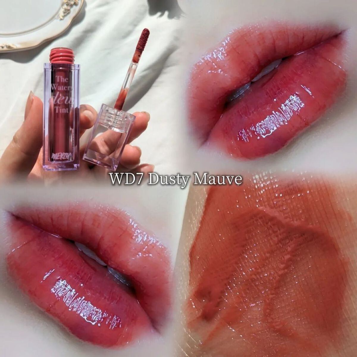 ザ ウォータリーデューティント/MERZY/リップティントを使ったクチコミ(6枚目)
