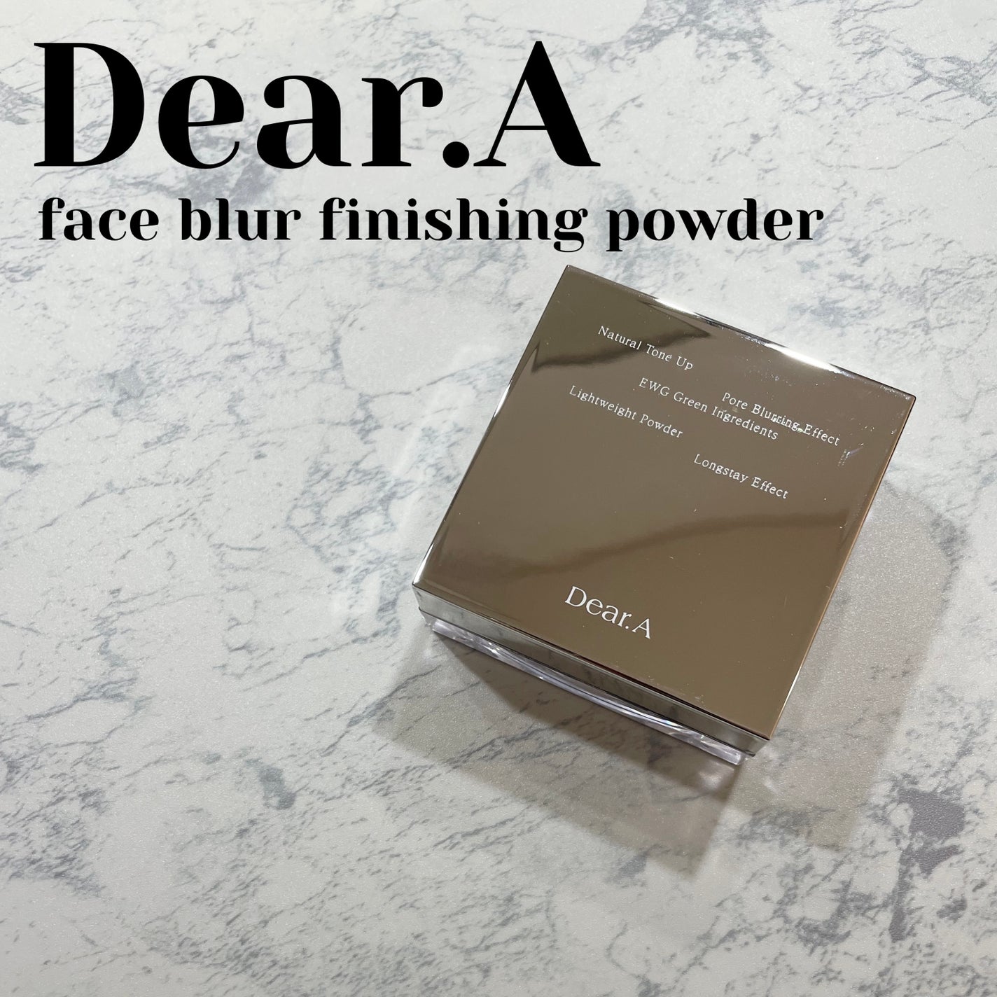 フェイス ブラー フィニッシング パウダー/Dear.A/ルースパウダーを使ったクチコミ(1枚目)