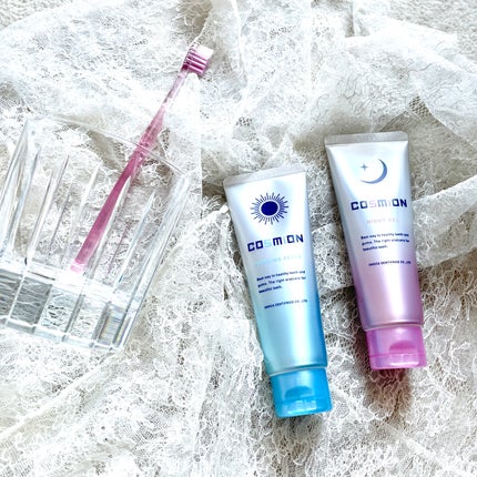 COSMiON コンプリートセットのクチコミ「アインズ&トルペで販売中の コスミオン
という歯磨き粉、ご存知ですか?
これ、朝と晩で歯磨き.....」(3枚目)