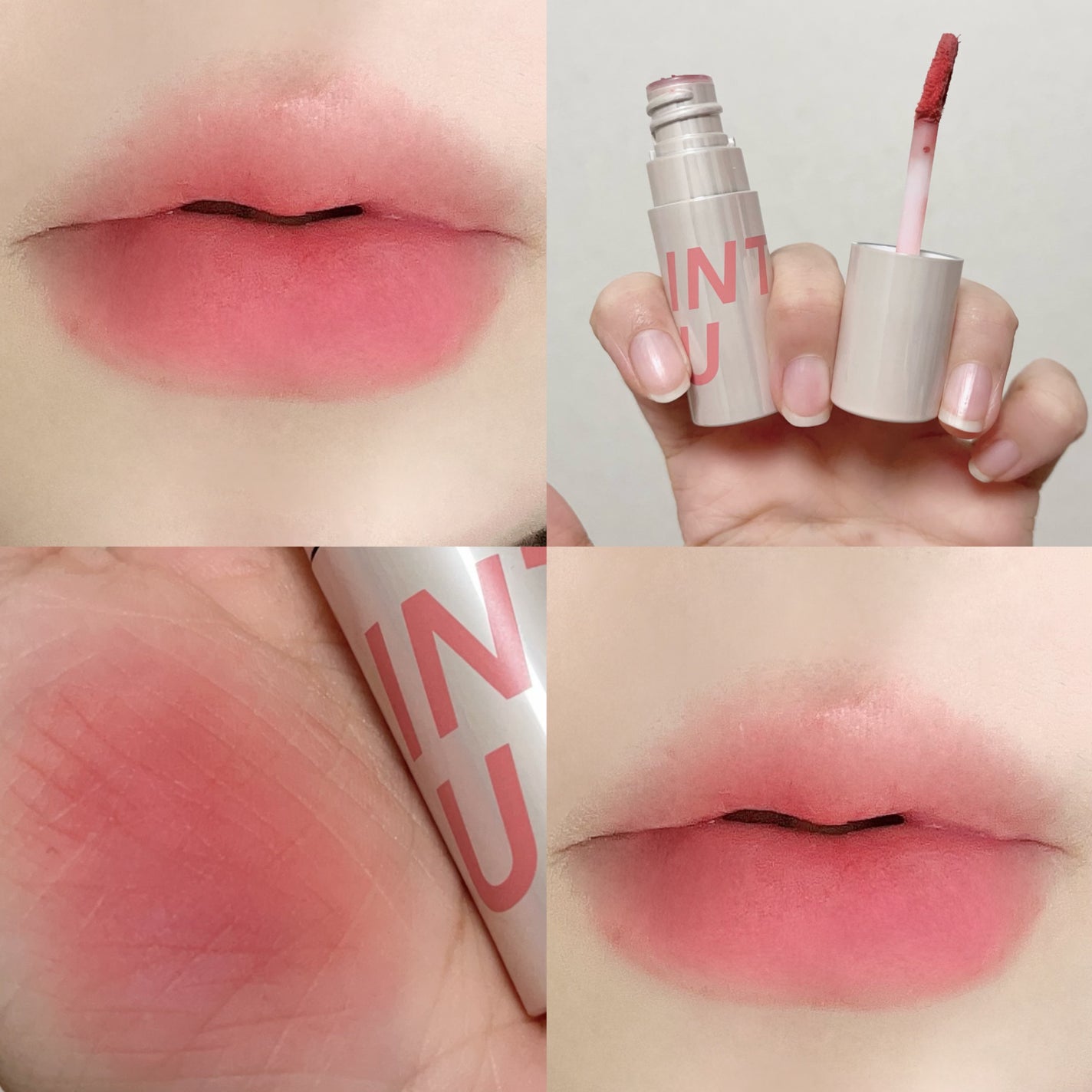 カスタマイズエアリーリップマッド/INTO U/口紅を使ったクチコミ(5枚目)
