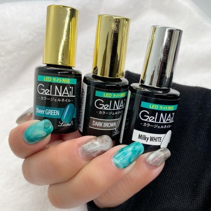 ジェルネイル(ライト対応)/セリア/ジェルネイルを使ったクチコミ(8枚目)