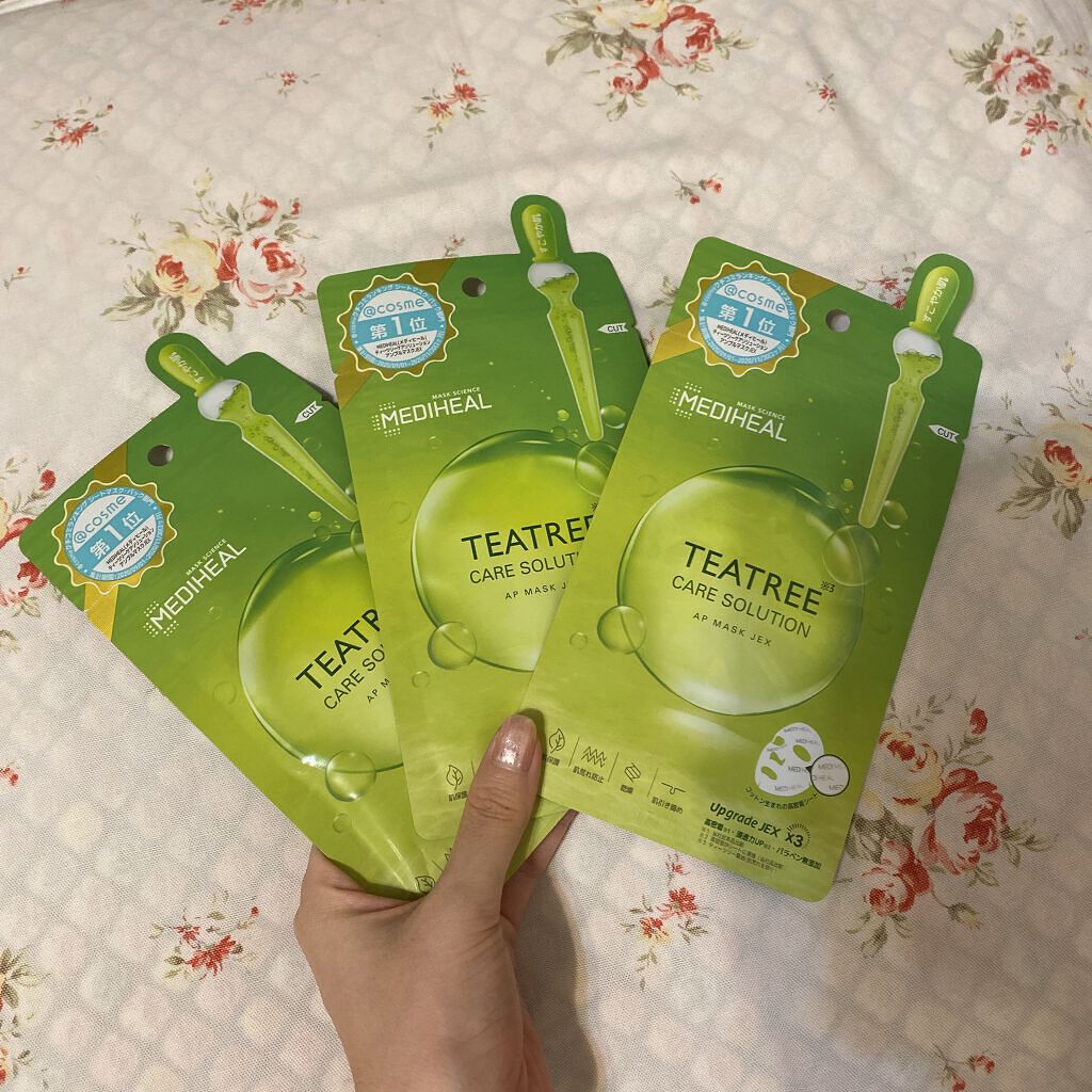 ティーツリーケアソリューション アンプルマスクJEX/MEDIHEAL/シートマスク・パックを使ったクチコミ（2枚目）