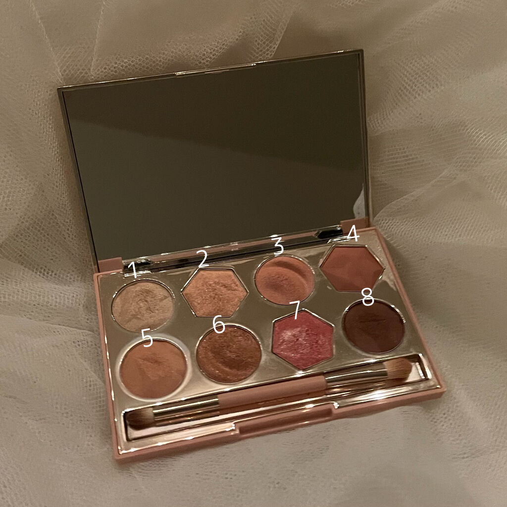 プリズム エアー アイ パレット/CLIO/アイシャドウパレットを使ったクチコミ（2枚目）