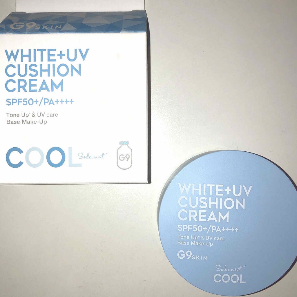 WHITE CREAMY CUSHION(ウユファンデ)/G9SKIN/化粧下地を使ったクチコミ(2枚目)