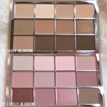 ソフトブラーリングアイパレット/wakemake/アイシャドウパレットを使ったクチコミ(2枚目)