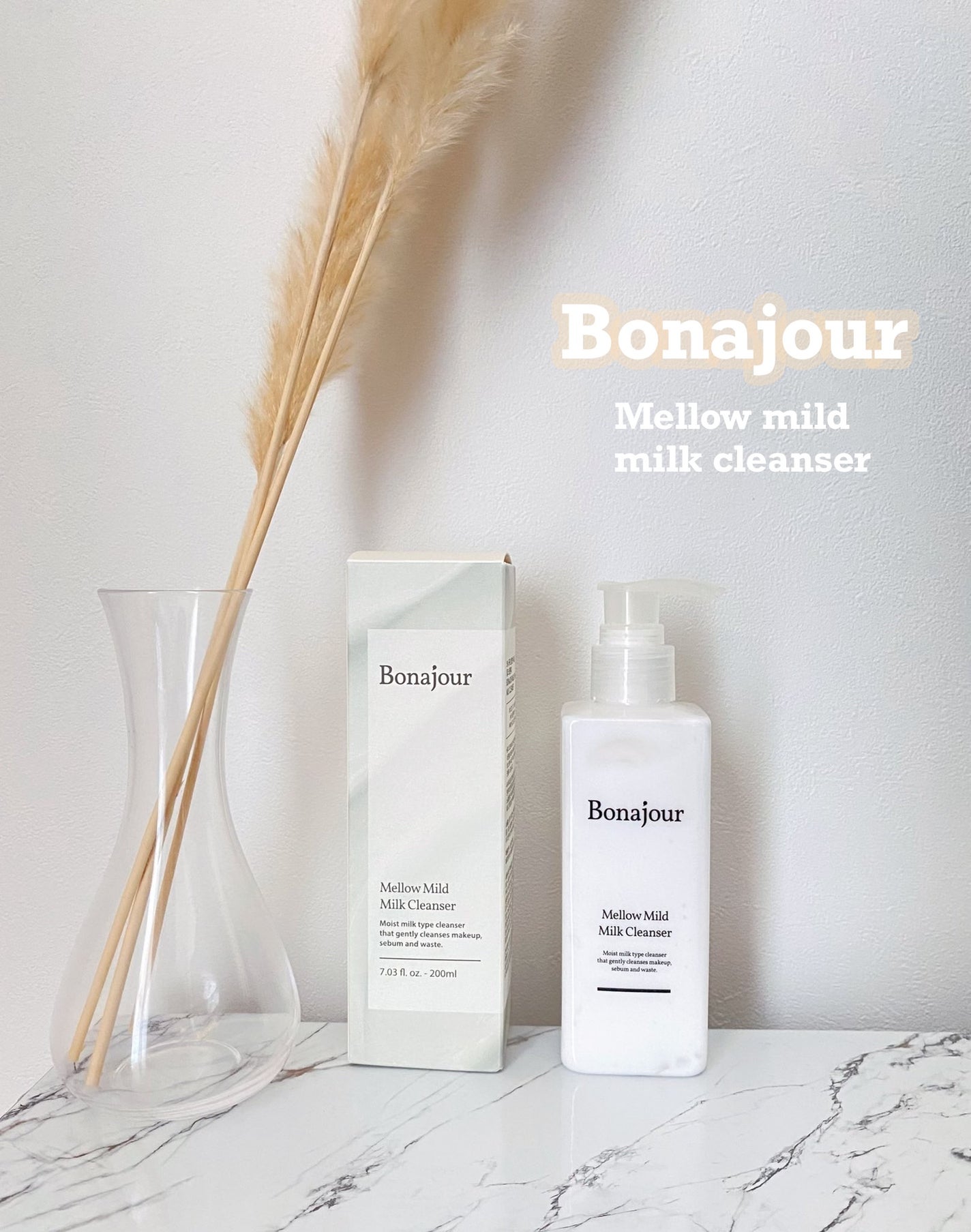 メロウマイルドミルククレンザー/Bonajour/ミルククレンジングを使ったクチコミ(1枚目)