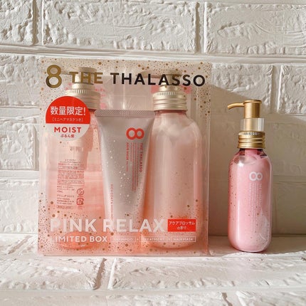 モイストシャンプー&モイストトリートメント ミニヘアマスク付き ピンクリラックス 限定キット/エイトザタラソ/その他キットセットを使ったクチコミ(6枚目)
