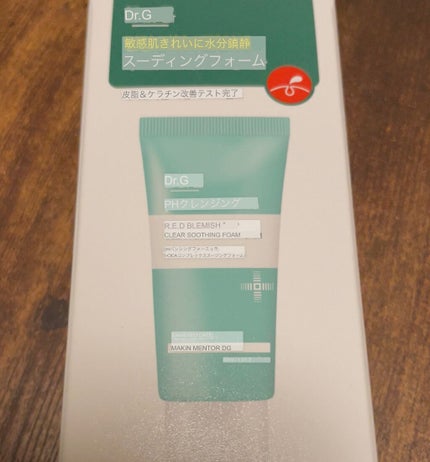 弱酸性レッドブレミッシュクリアスージングフォーム/Dr.G/洗顔フォームを使ったクチコミ(1枚目)
