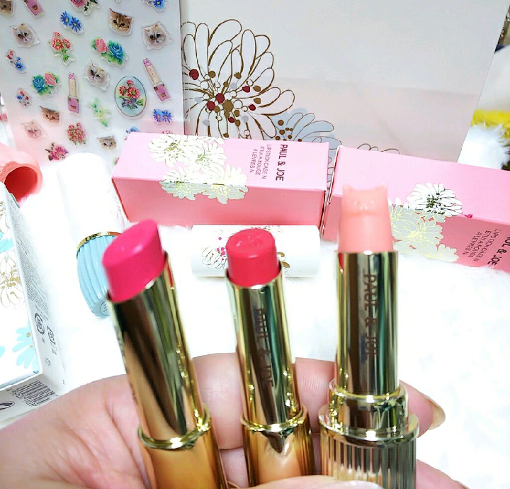 リップスティック N/PAUL & JOE BEAUTE/口紅を使ったクチコミ(2枚目)