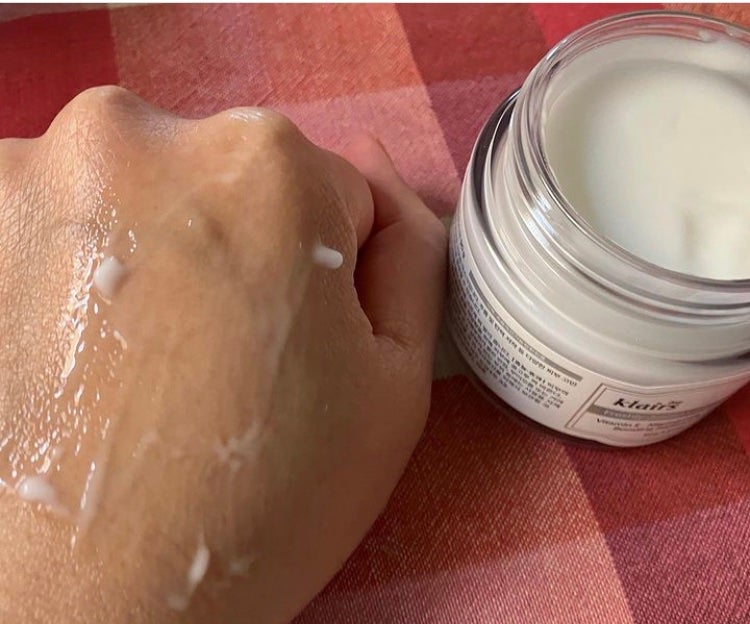 フレッシュリージュースドビタミンEマスク(90g)/Klairs/フェイスクリームを使ったクチコミ(4枚目)