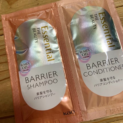 ザビューティ 髪のキメ美容素髪を守る バリアシャンプー/コンディショナー/エッセンシャル/シャンプー・コンディショナーを使ったクチコミ(1枚目)