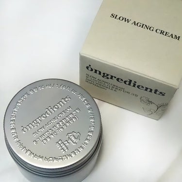 Slow Aging Cream /Ongredients/フェイスクリームを使ったクチコミ（1枚目）