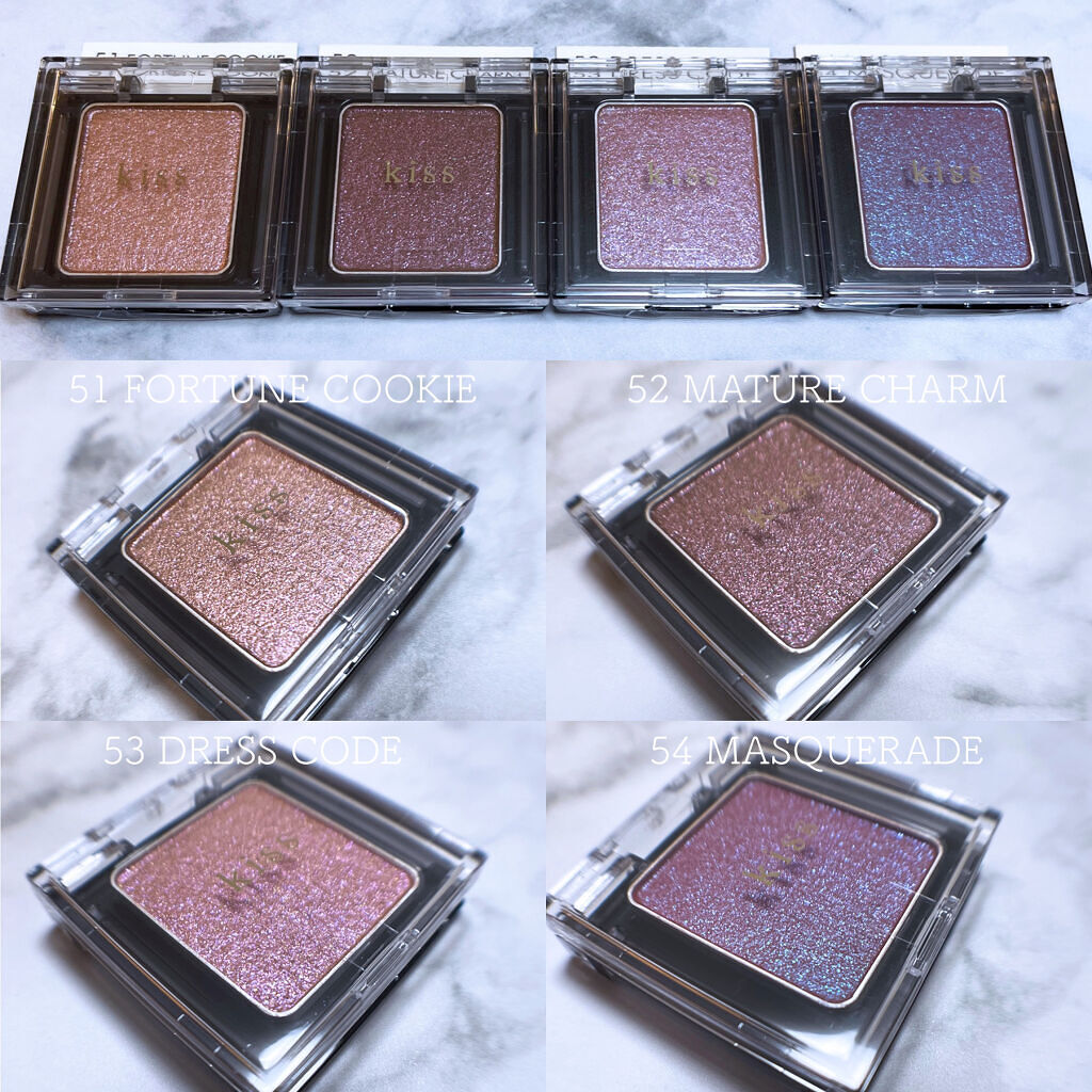  シアー グリッターアイズ/KiSS/単色アイシャドウを使ったクチコミ（2枚目）