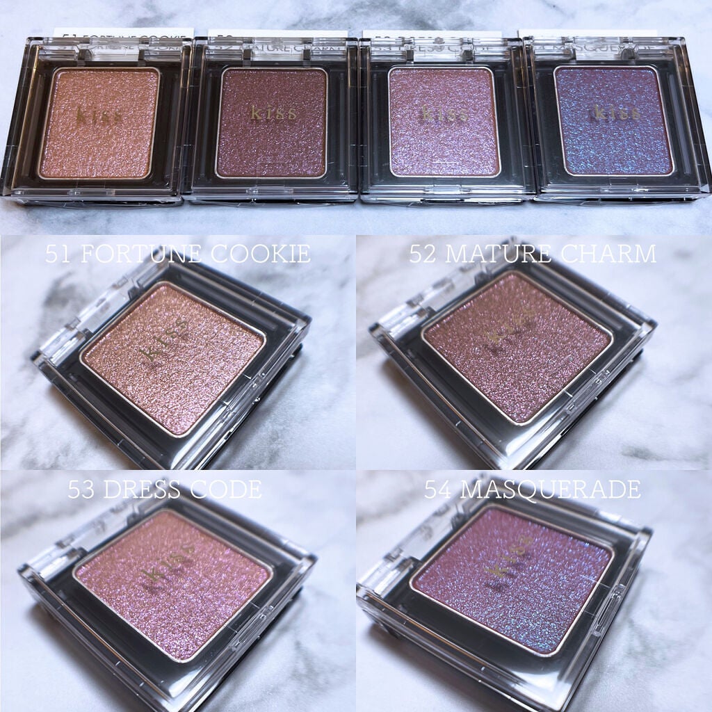 シアー グリッターアイズ/KiSS/単色アイシャドウを使ったクチコミ(2枚目)