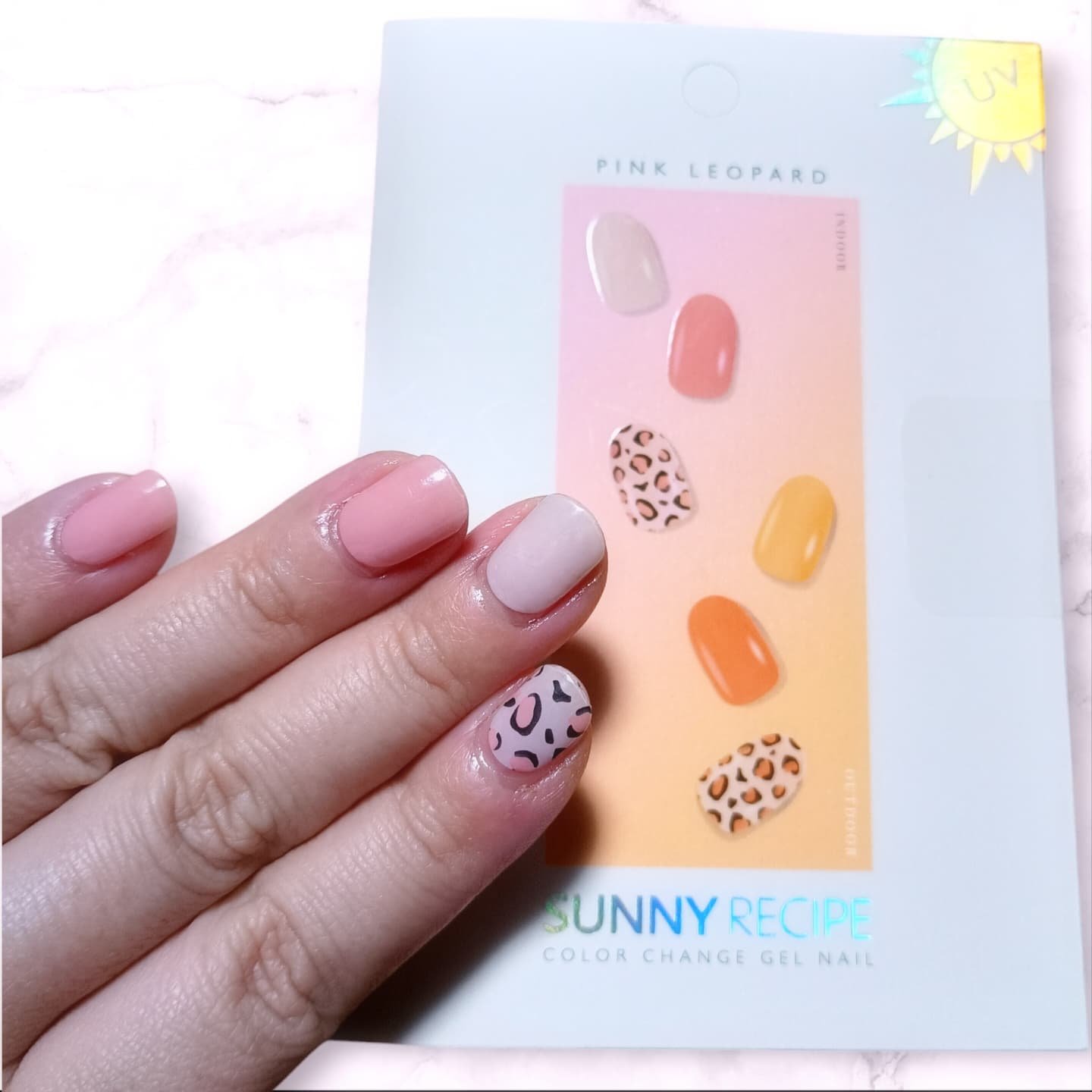 SUNNY RECIPE COLOR CHANGE GEL NAIL/SUNNY RECIPE/ネイルシールを使ったクチコミ（3枚目）