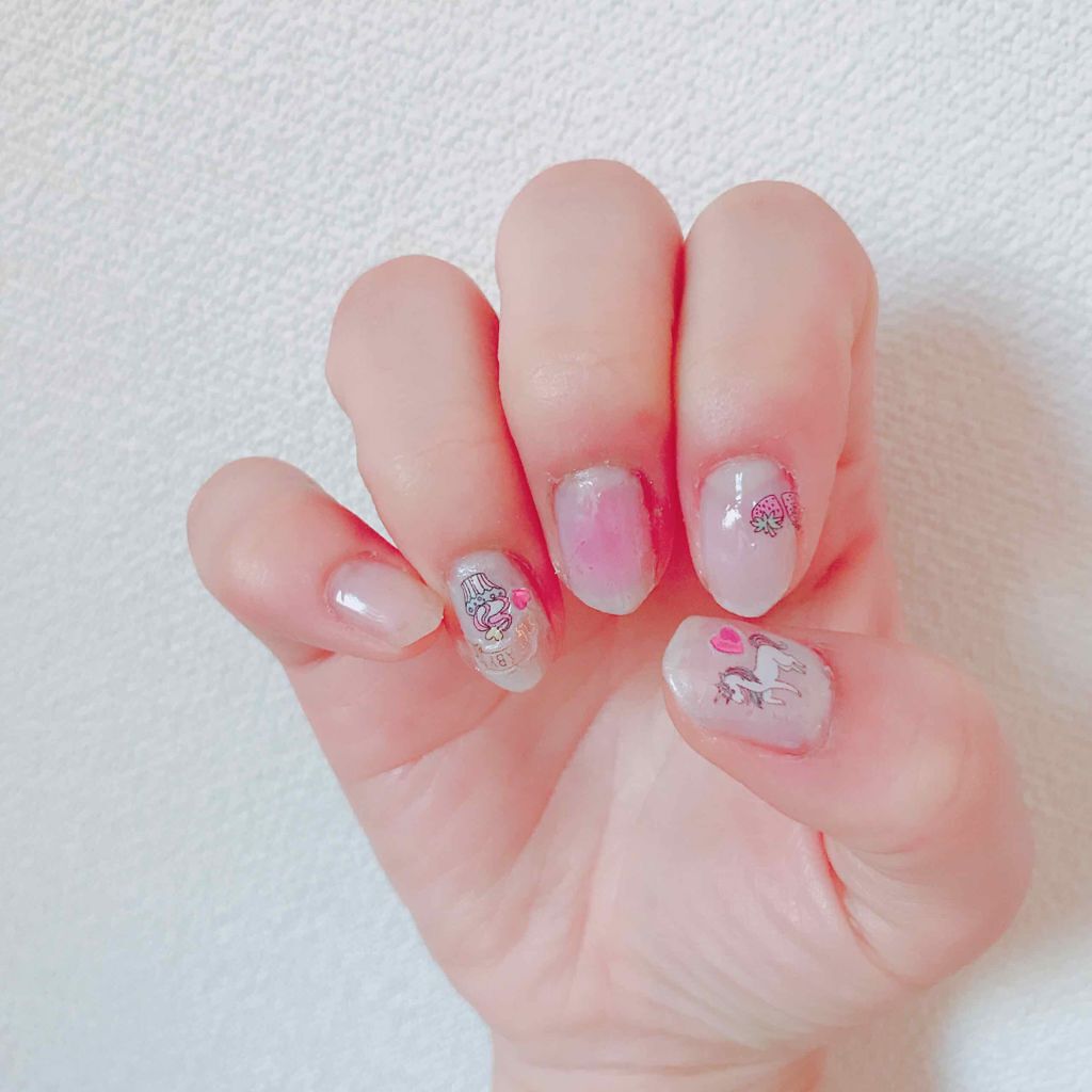 しずくネイルシール/キャンドゥ/ネイルシールを使ったクチコミ(1枚目)