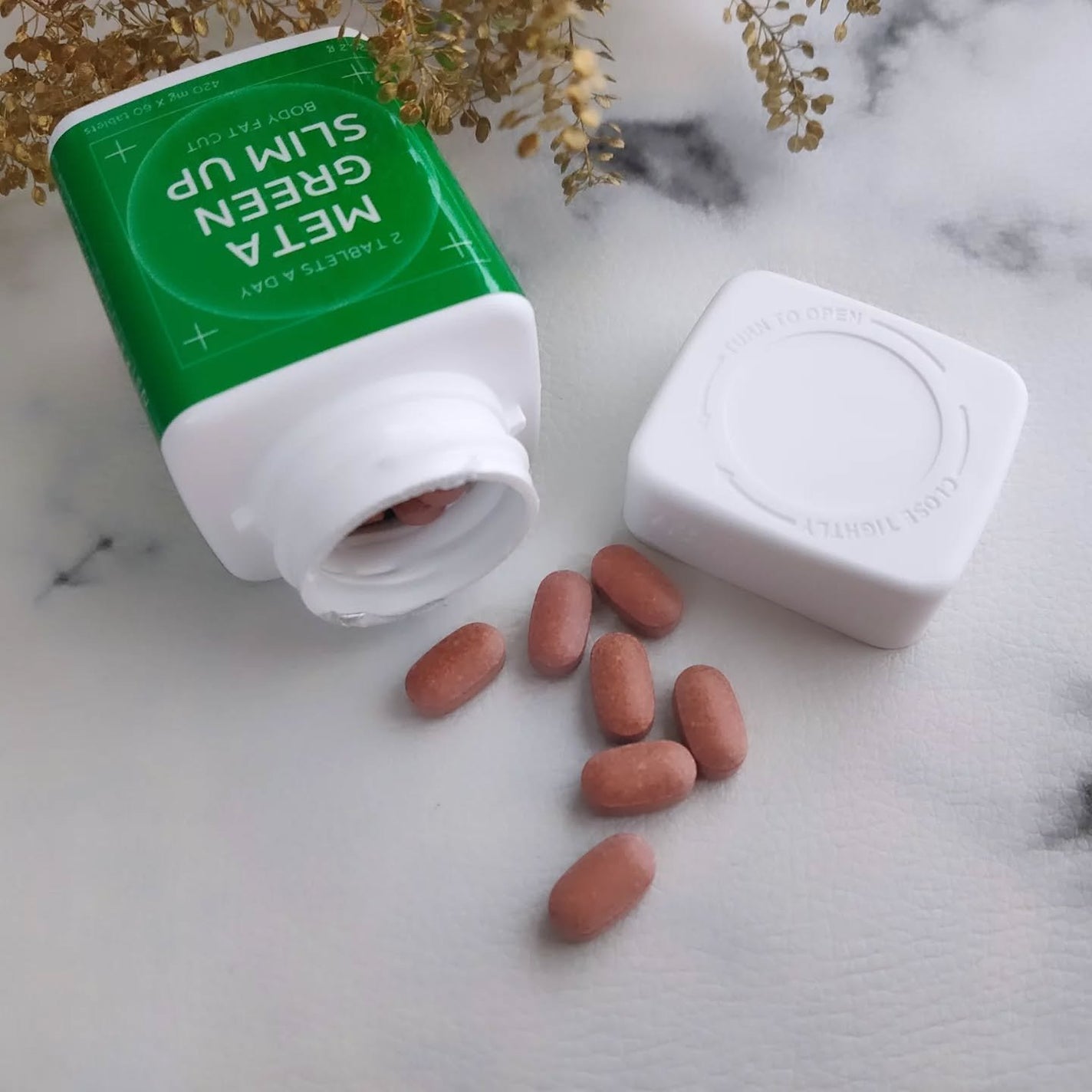 メタグリーンスリムアップ/VITALBEAUTIE/ボディサプリメントを使ったクチコミ(3枚目)