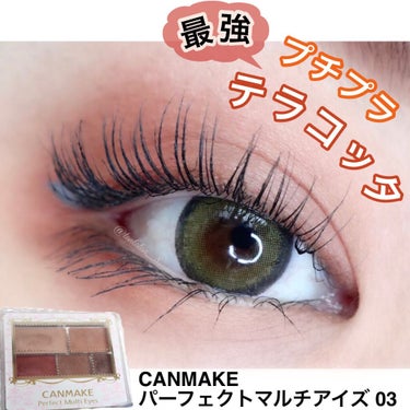 #CANMAKE の#マットアイシャドウは最強!!
 #神コスパコスメ 
#パーフェクトマルチアイズ 03

ほりを深く見せるベースにも使えるし、主役のアイシャドウにもなるよ！

#アンティークテラコッ