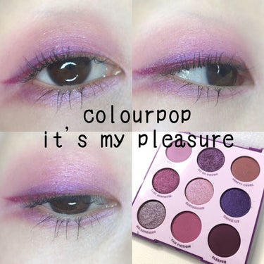 it's my pleasure/ColourPop/アイシャドウパレットを使ったクチコミ（1枚目）