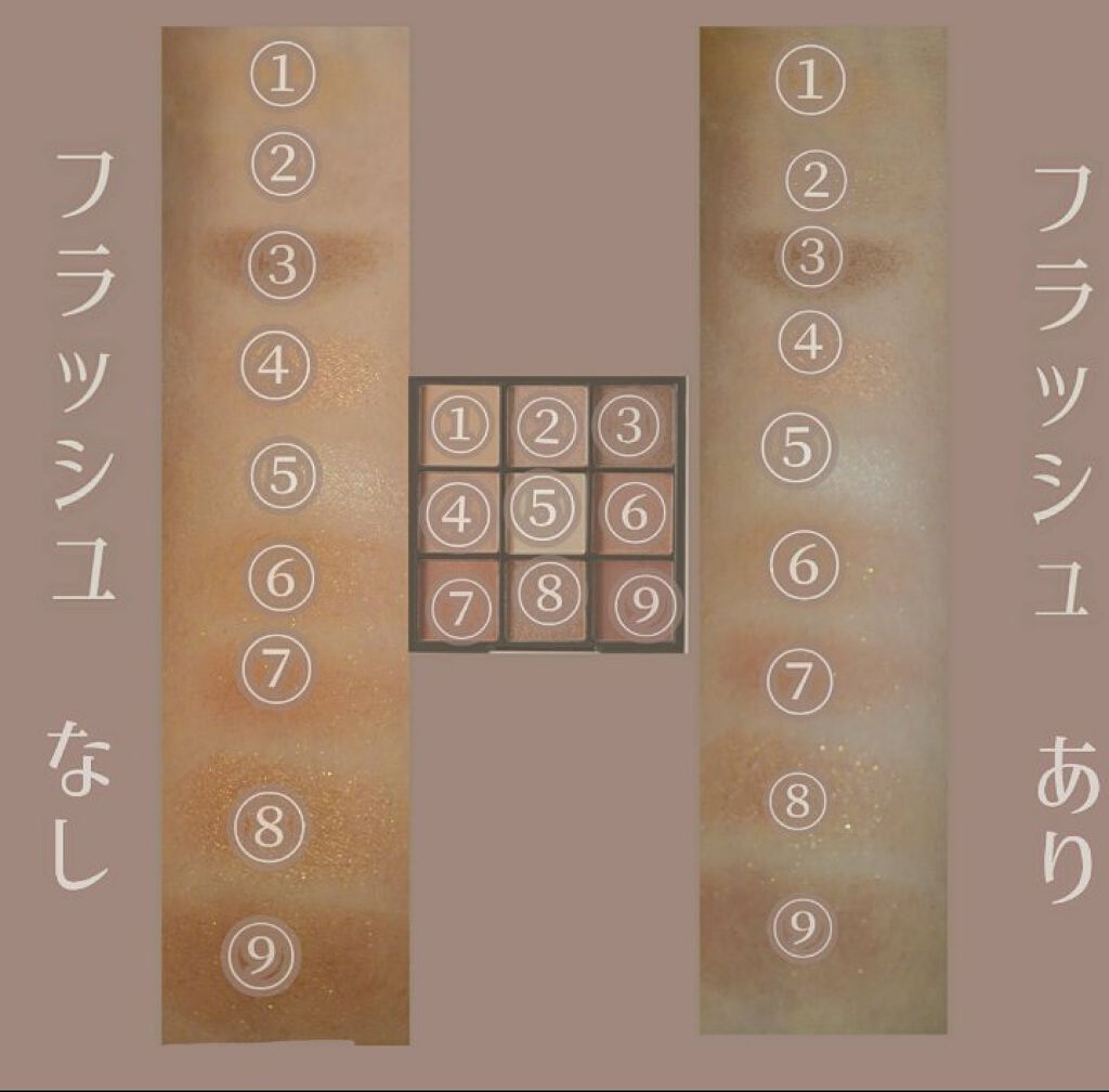 UR GLAM　BLOOMING EYE COLOR PALETTE/U R GLAM/アイシャドウパレットを使ったクチコミ（3枚目）