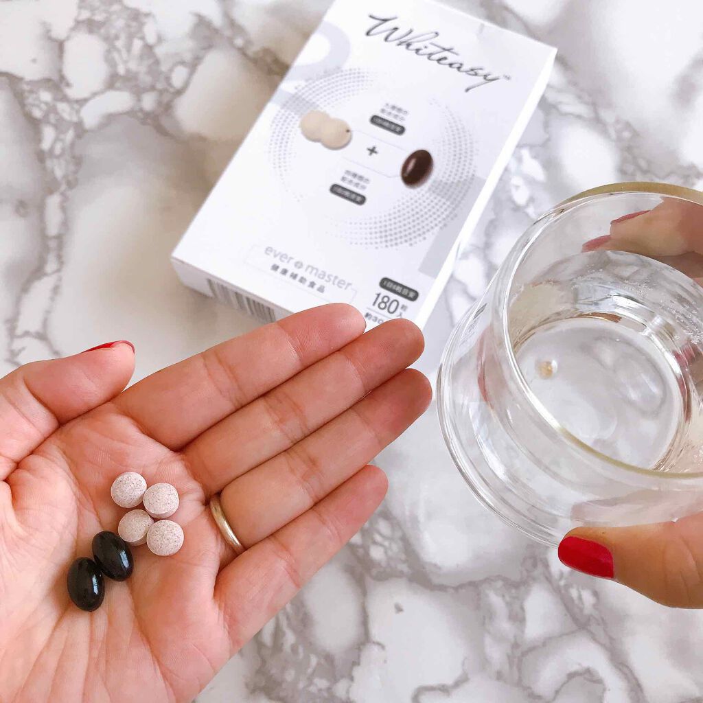 Whiteasy L-シスチン・ビタミンE含有加工食品/合一製薬/美容サプリメントを使ったクチコミ（3枚目）