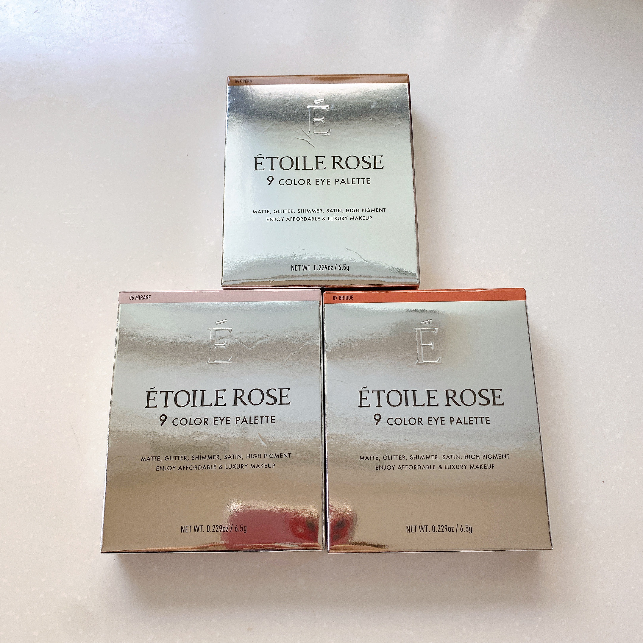 エトワルローズ 9色アイシャドウ 07 ブリック/Étoile Rose/アイシャドウパレットを使ったクチコミ（3枚目）